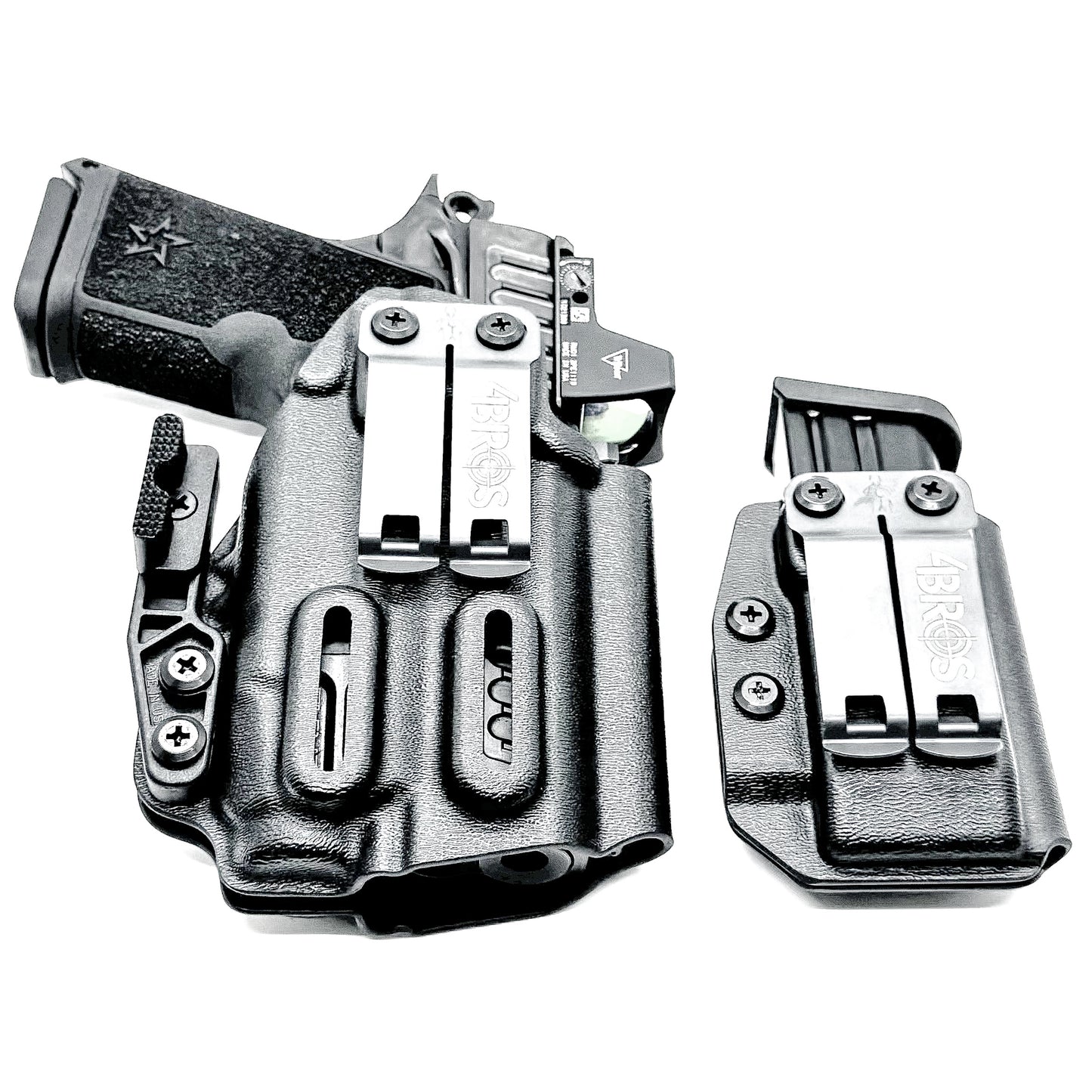 Inside Waistband (IWB) holster for Staccato HD C3.6 with Streamlight TLR-7 X and 9MM mag carrier