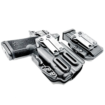 Inside Waistband (IWB) holster for Staccato HD C3.6 with Streamlight TLR-7 X and 9MM mag carrier