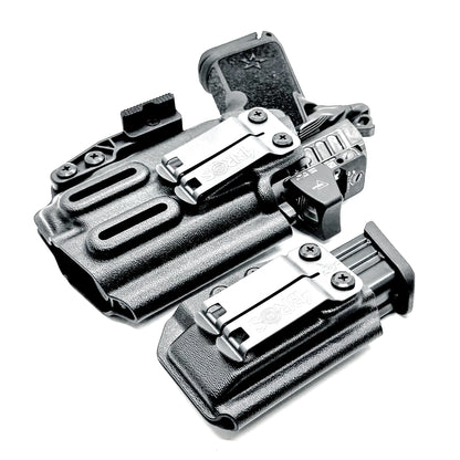Inside Waistband (IWB) holster for Staccato HD C3.6 with Streamlight TLR-7 X and 9MM mag carrier