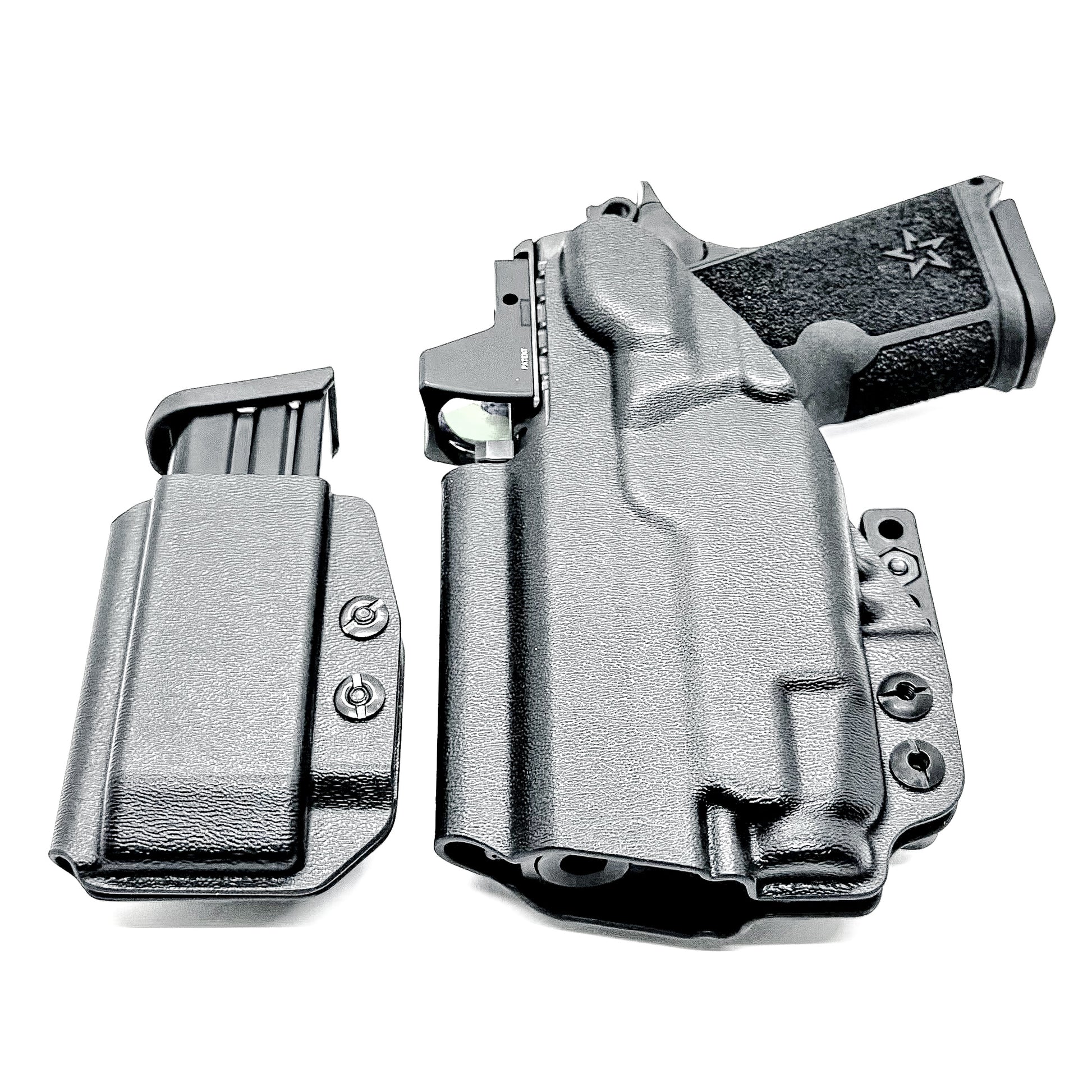 Inside Waistband (IWB) holster for Staccato HD C3.6 with Streamlight TLR-7 X and 9MM mag carrier