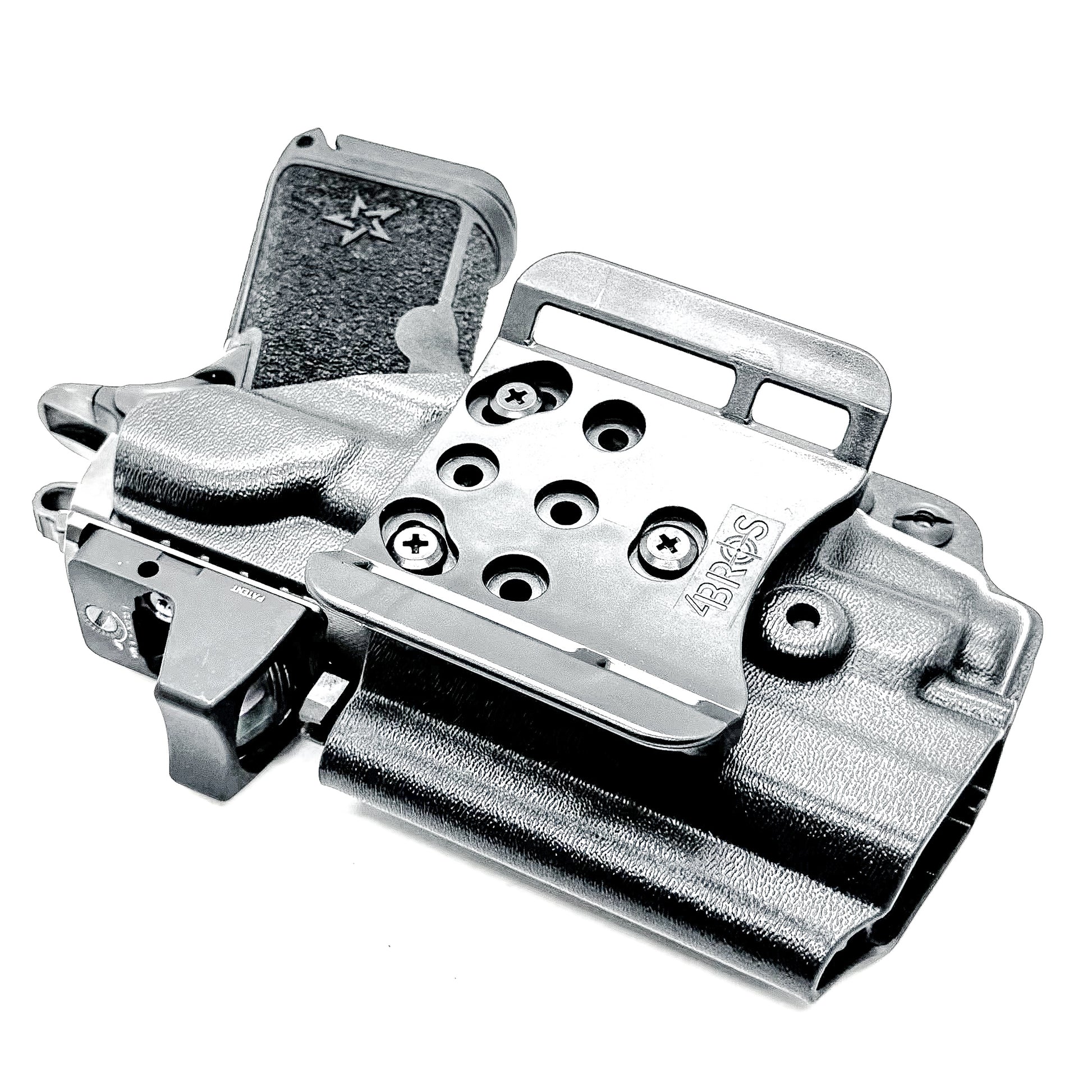 Precision-fit OWB Outside Waistband holster for the Staccato HD C3.6 and Streamlight TLR-7 X from Four Brothers
