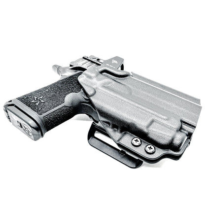 Precision-fit OWB Outside Waistband holster for the Staccato HD C3.6 and Streamlight TLR-7 X from Four Brothers