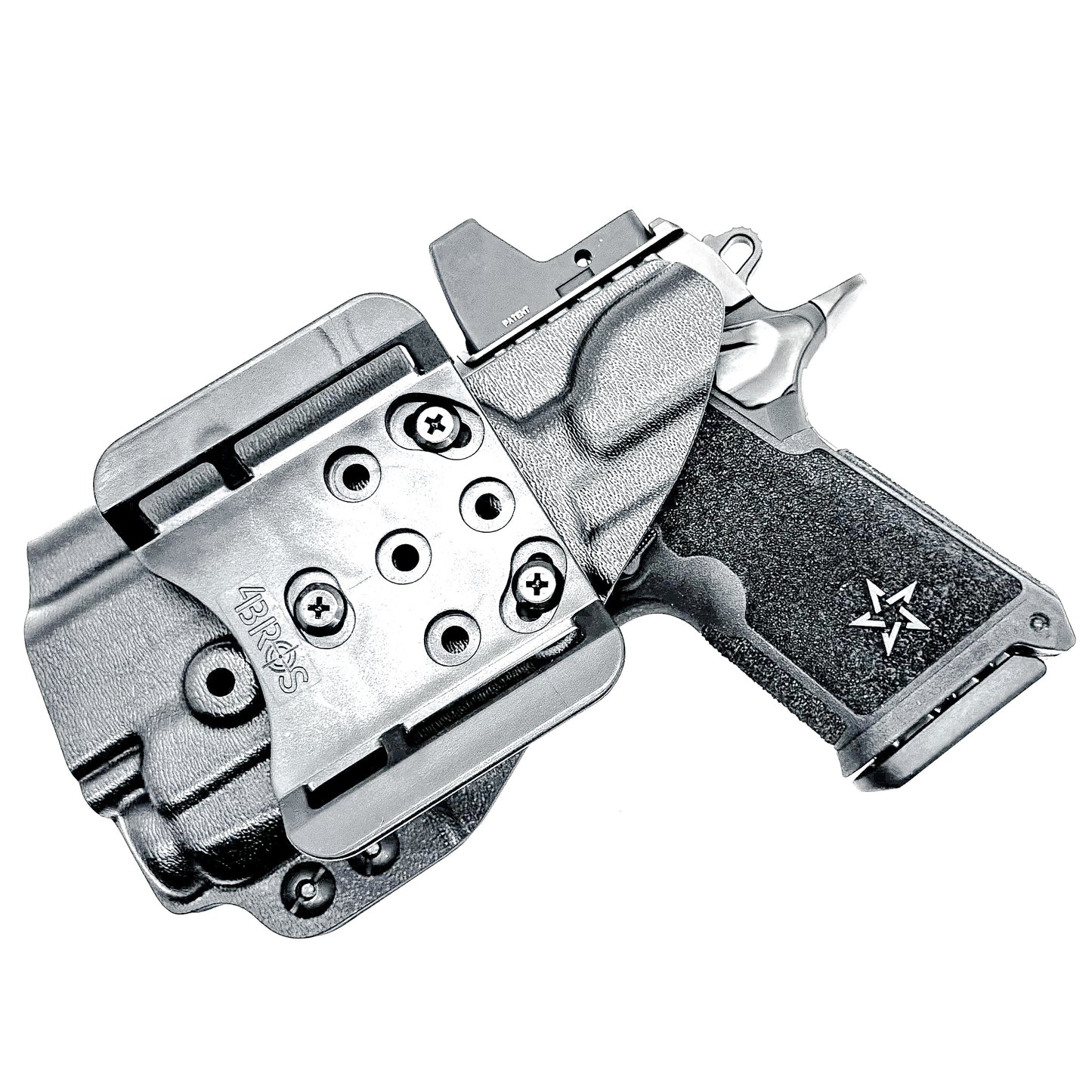 Precision-fit OWB Outside Waistband holster for the Staccato HD C3.6 and Streamlight TLR-7 X from Four Brothers