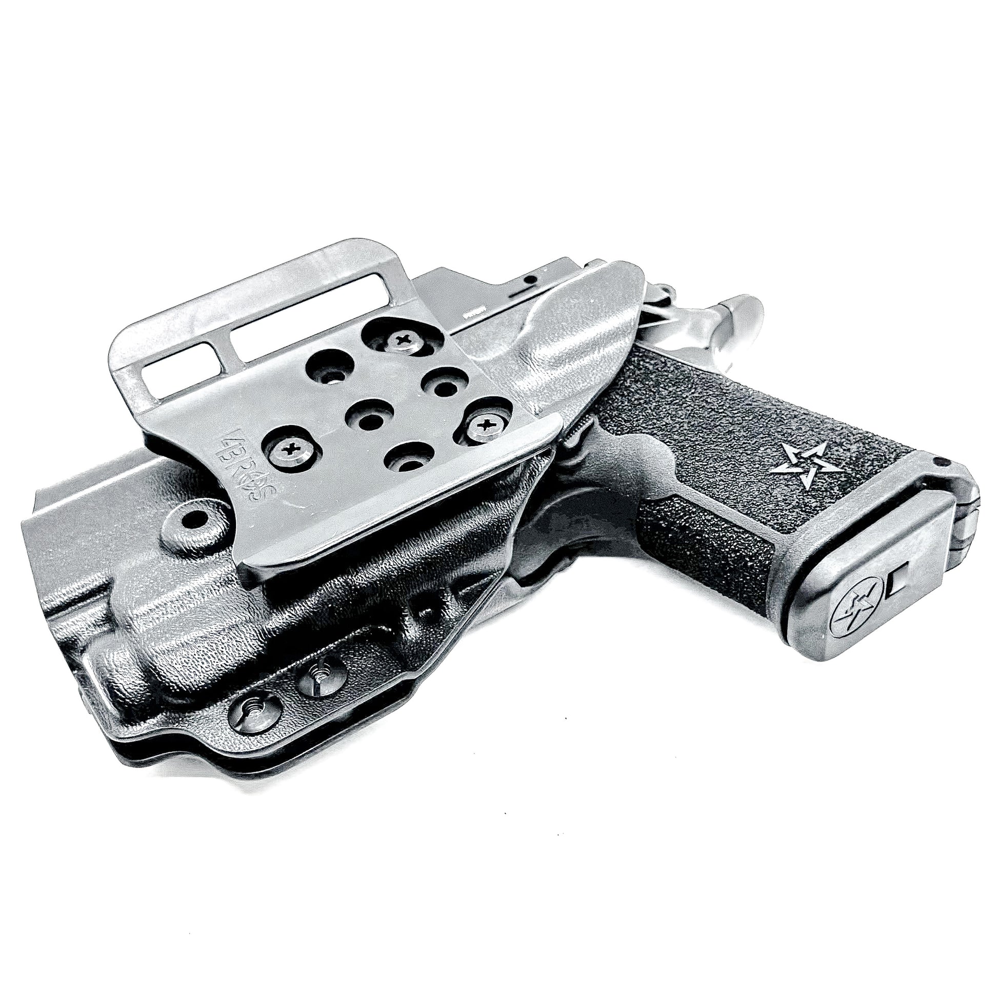 Precision-fit OWB Outside Waistband holster for the Staccato HD C3.6 and Streamlight TLR-7 X from Four Brothers