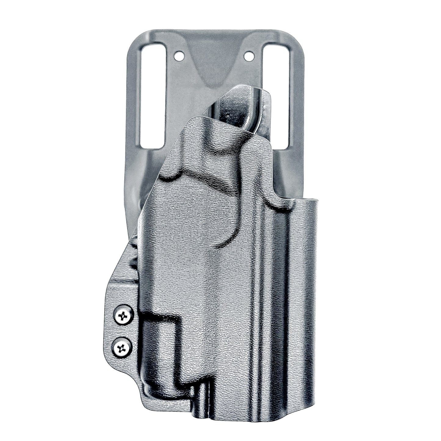 OWB outside the waistband duty & competition holster for the Staccato HD C4X and Surefire XC3 from Four Brothers