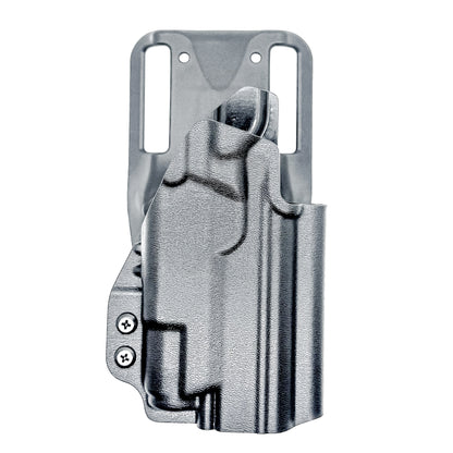 OWB outside the waistband duty & competition holster for the Staccato HD C4X and Surefire XC3 from Four Brothers