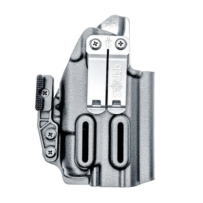 IWB inside the waistband holster for the Staccato HD C4X and Surefire XC3 from Four Brothers