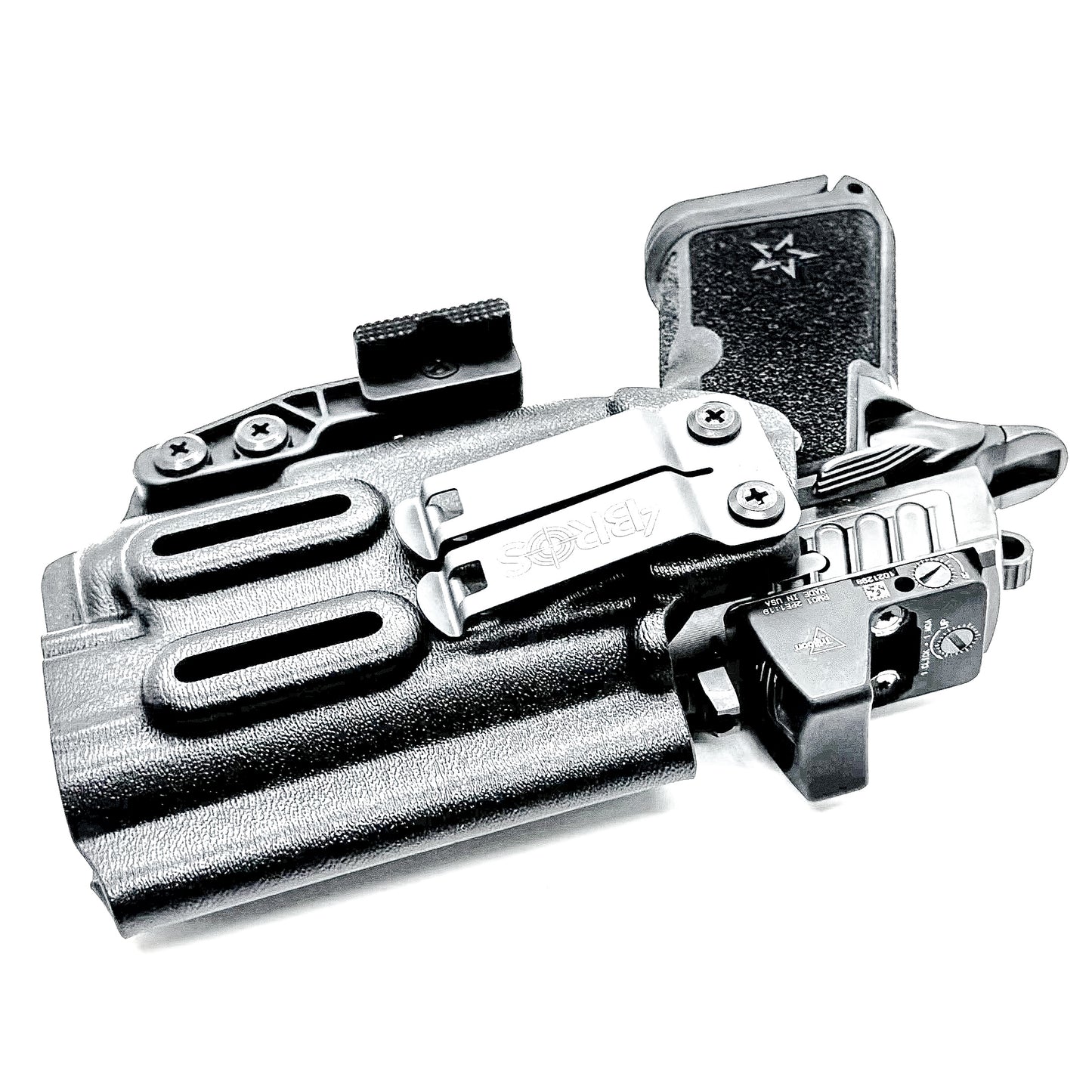 IWB inside the waistband holster for the Staccato HD C4X and Surefire XC3 from Four Brothers