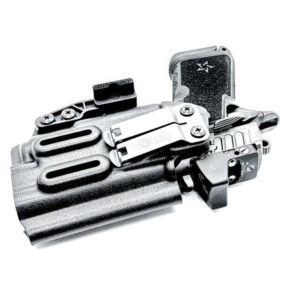 IWB inside the waistband holster for the Staccato HD C4X and Surefire XC3 from Four Brothers