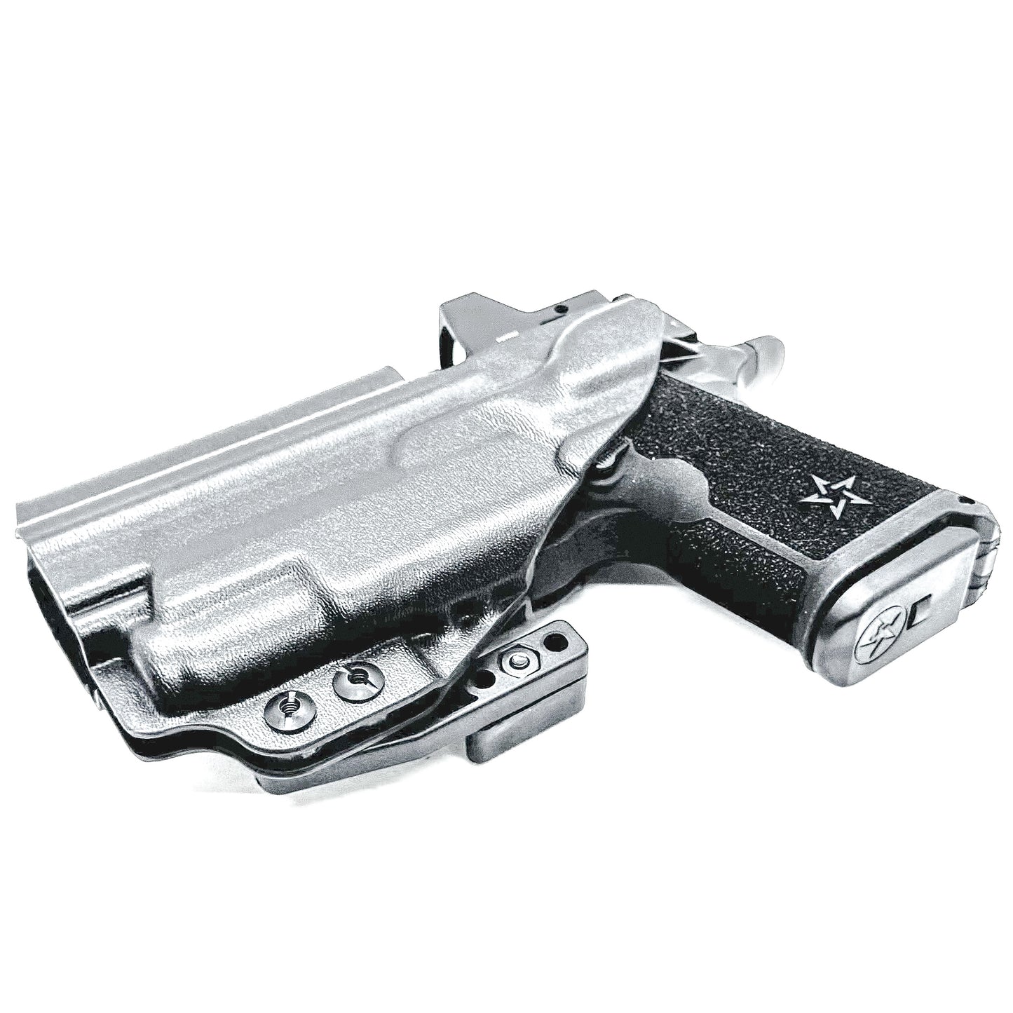 IWB inside the waistband holster for the Staccato HD C4X and Surefire XC3 from Four Brothers