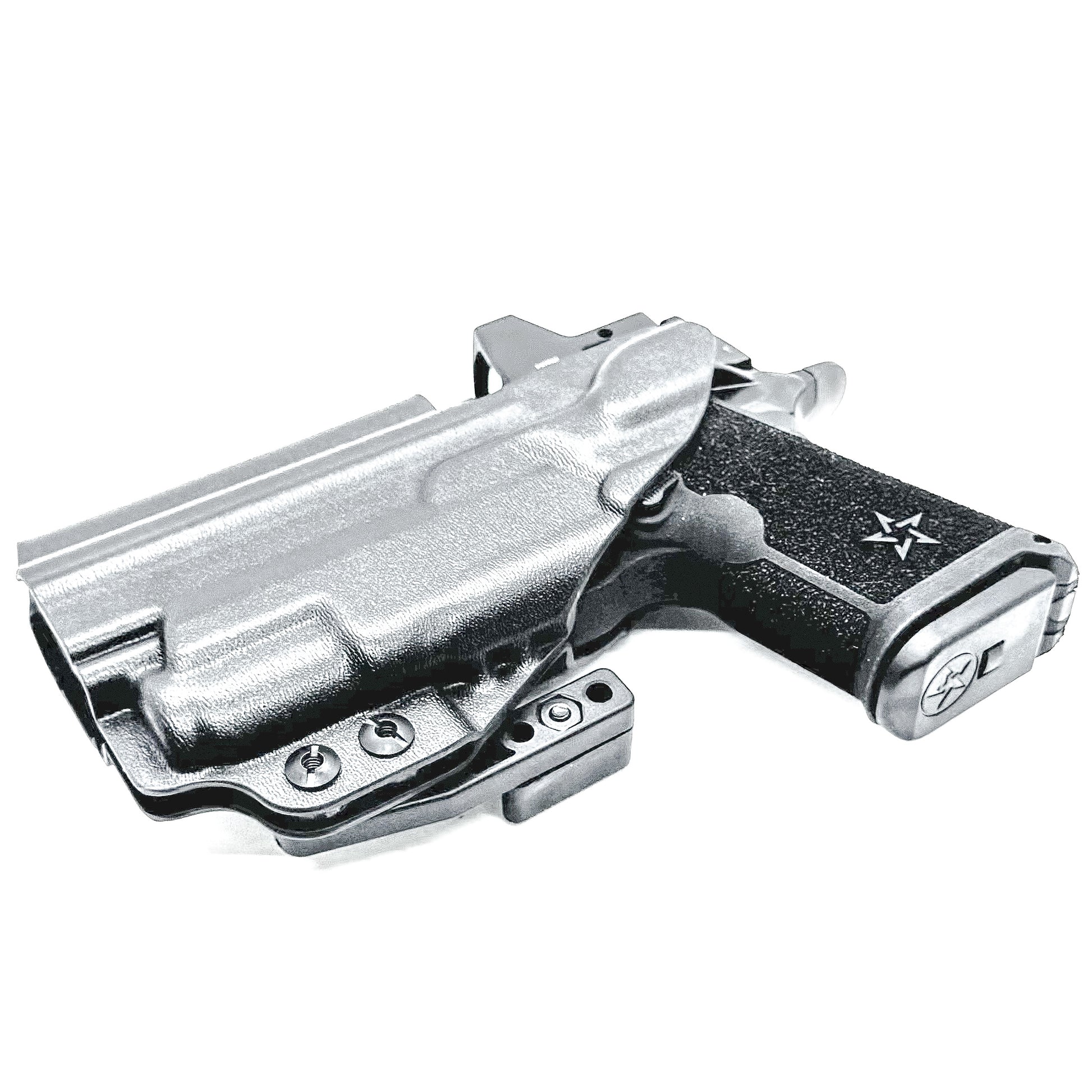 IWB inside the waistband holster for the Staccato HD C4X and Surefire XC3 from Four Brothers