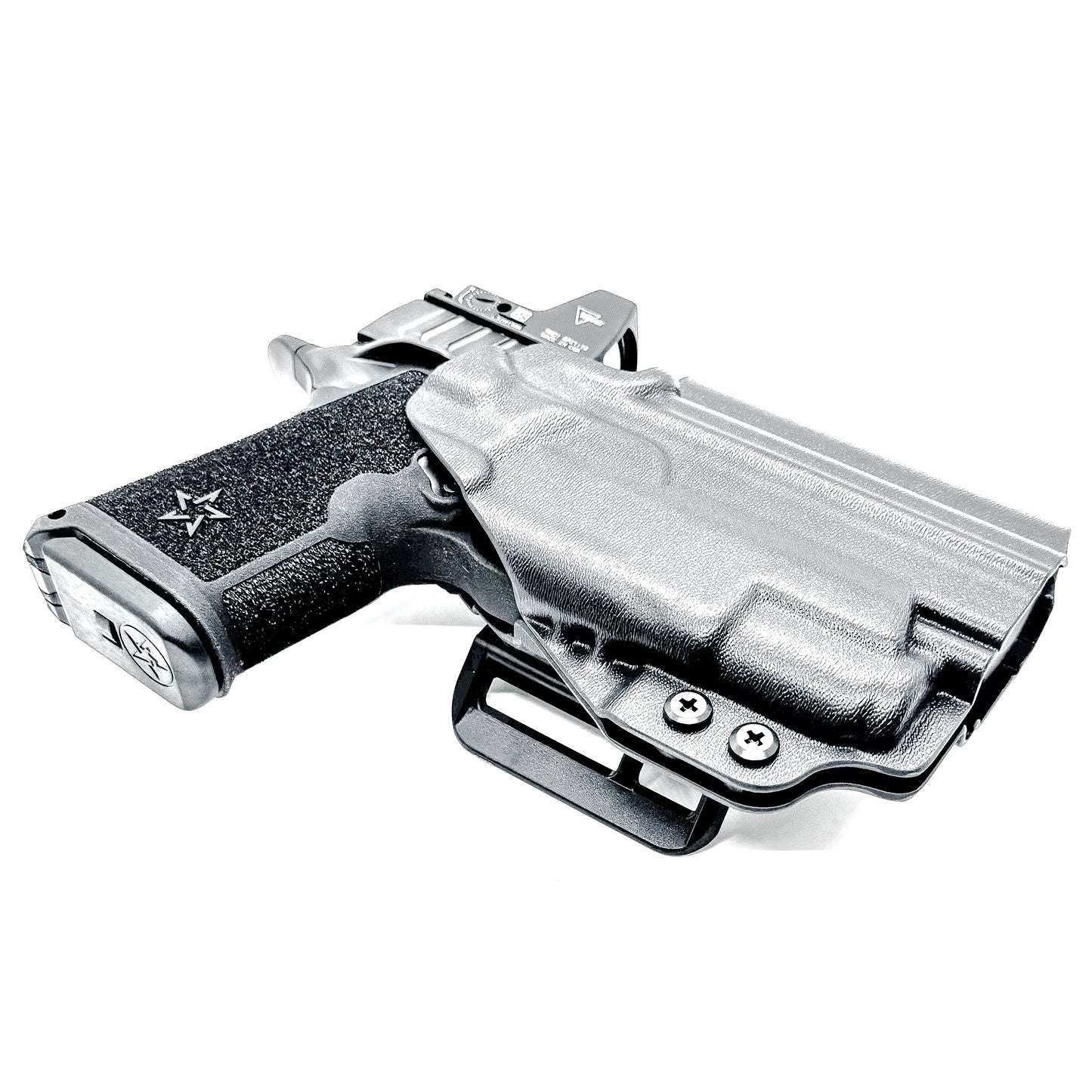 OWB Outside Waistband holster for the Staccato HD C4X and Surefire XC3 from Four Brothers