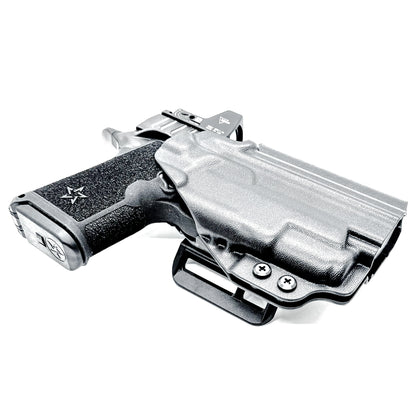 OWB Outside Waistband holster for the Staccato HD C4X and Surefire XC3 from Four Brothers