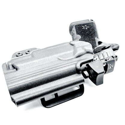 OWB Outside Waistband holster for the Staccato HD C4X and Surefire XC3 from Four Brothers