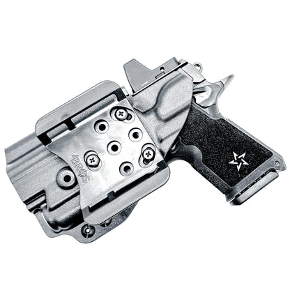 OWB Outside Waistband holster for the Staccato HD C4X and Surefire XC3 from Four Brothers