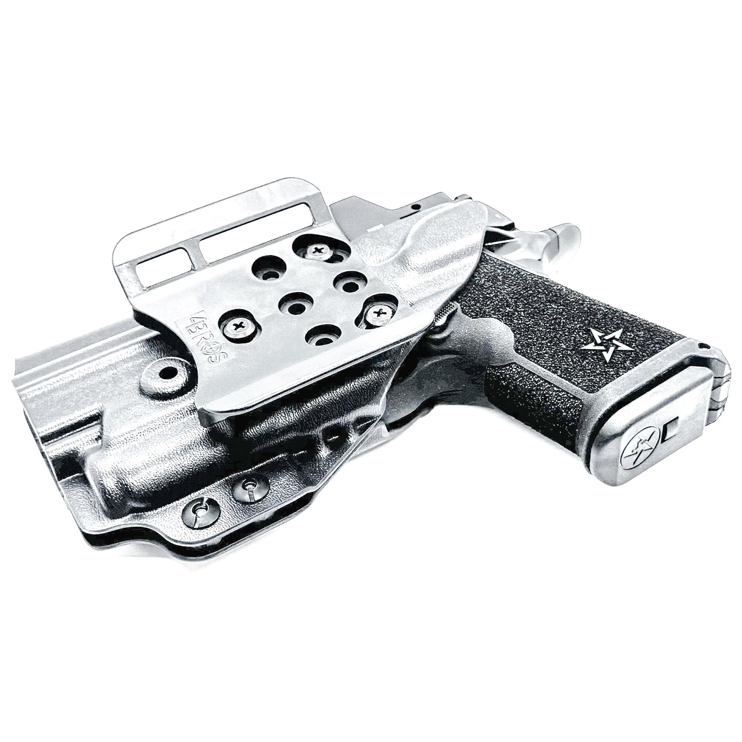 OWB Outside Waistband holster for the Staccato HD C4X and Surefire XC3 from Four Brothers