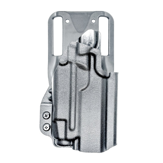 OWB outside the waistband duty & competition holster for the Staccato HD C4X and Streamlight TLR-7 X and A from Four Brothers