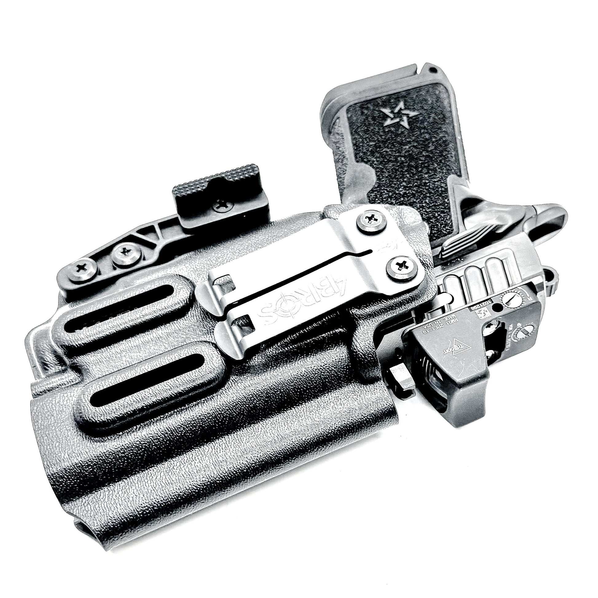 IWB inside the waistband holster for the Staccato HD C4X and Streamlight TLR-7 X and A from Four Brothers
