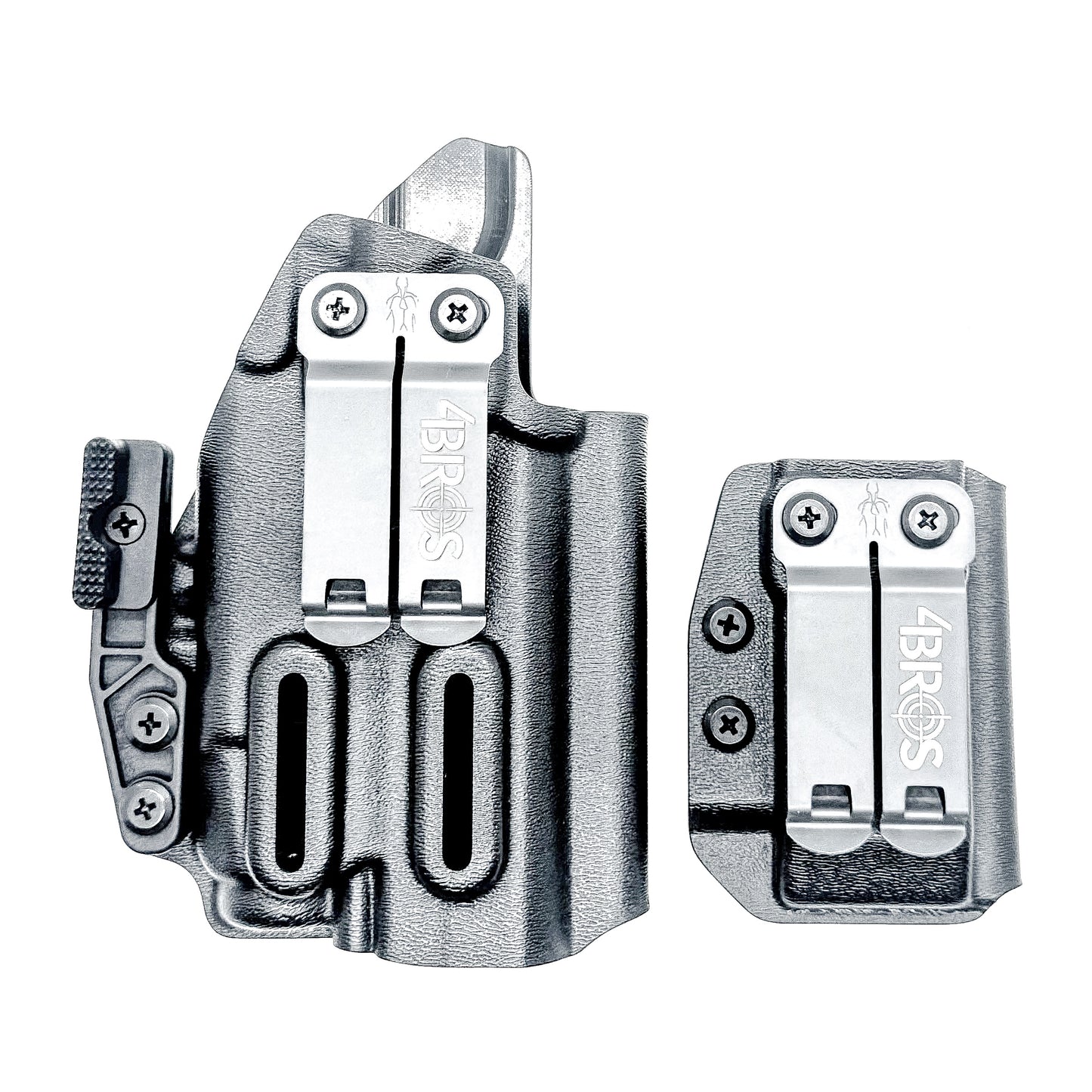 Inside Waistband (IWB) holster for Staccato HD C4X with Streamlight TLR-7 X and 9MM mag carrier