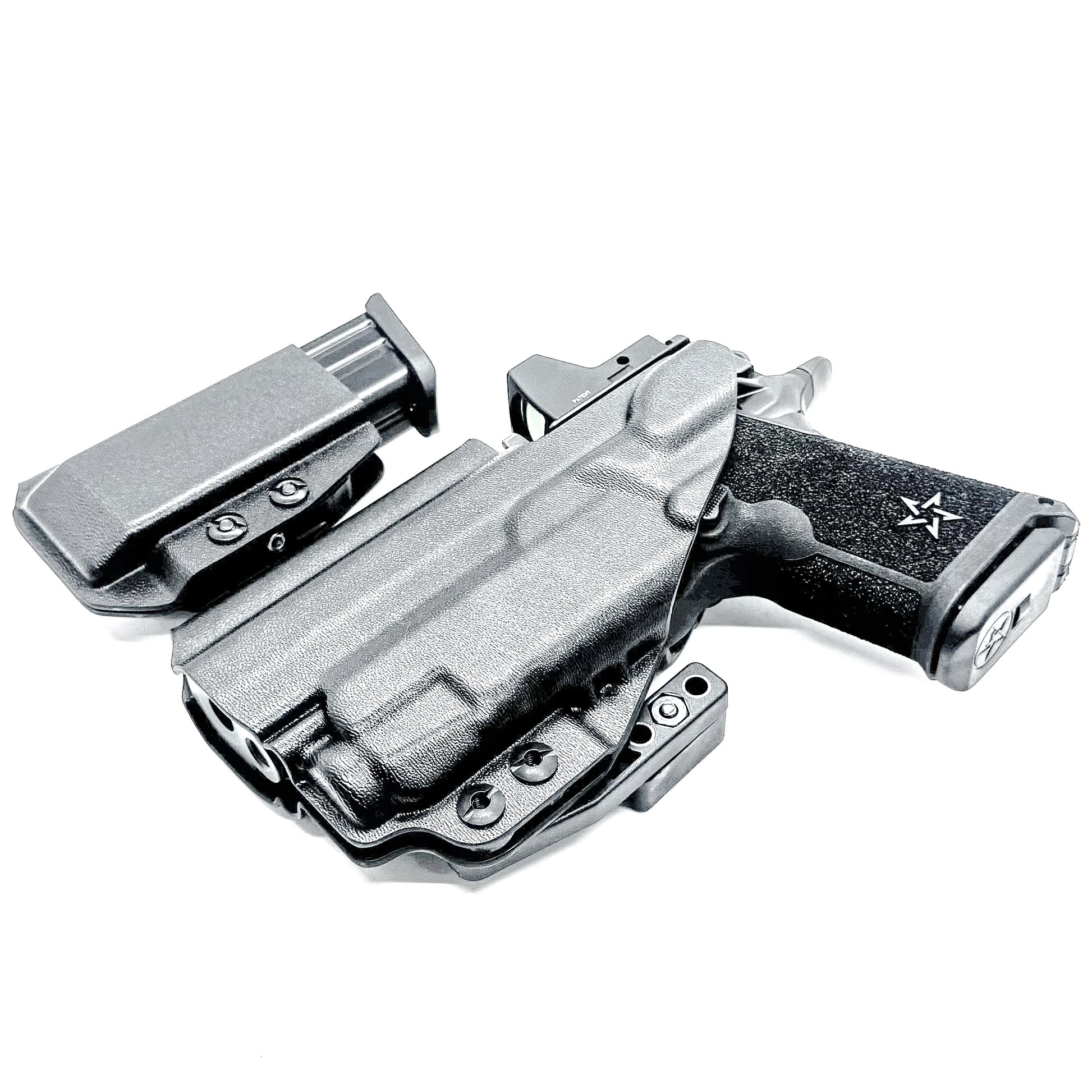 Inside Waistband (IWB) holster for Staccato HD C4X with Streamlight TLR-7 X and 9MM mag carrier