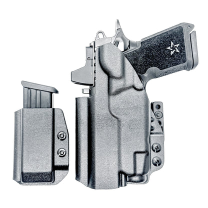 Inside Waistband (IWB) holster for Staccato HD C4X with Streamlight TLR-7 X and 9MM mag carrier