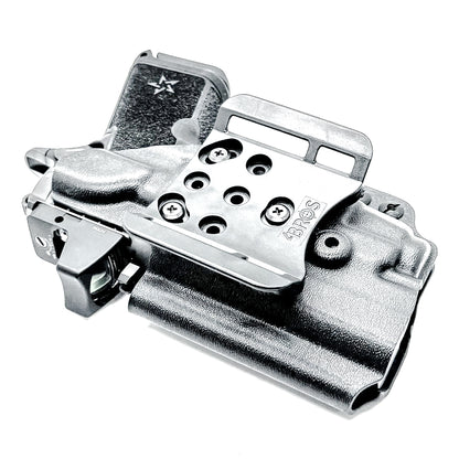 OWB outside waistband holster for the Staccato HD C4X and Streamlight TLR-7 X and A from Four Brothers