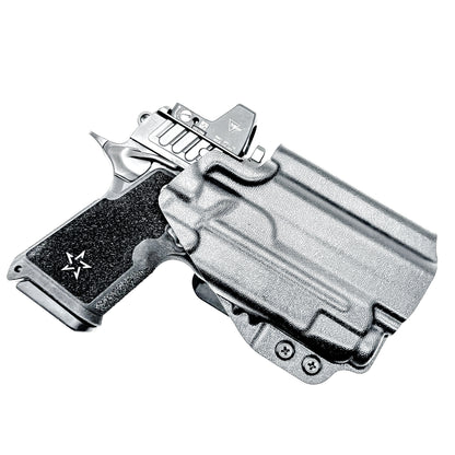 OWB outside waistband holster for the Staccato HD C4X and Streamlight TLR-7 X and A from Four Brothers
