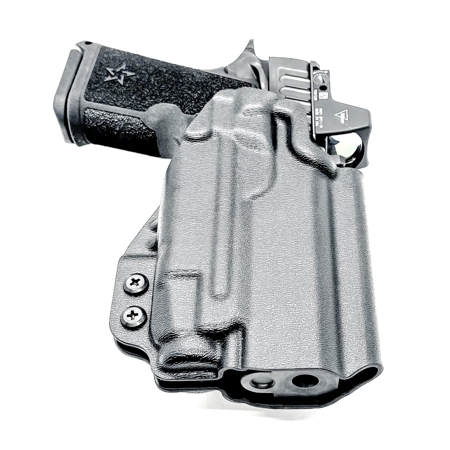 OWB outside waistband holster for the Staccato HD C4X and Streamlight TLR-7 X and A from Four Brothers