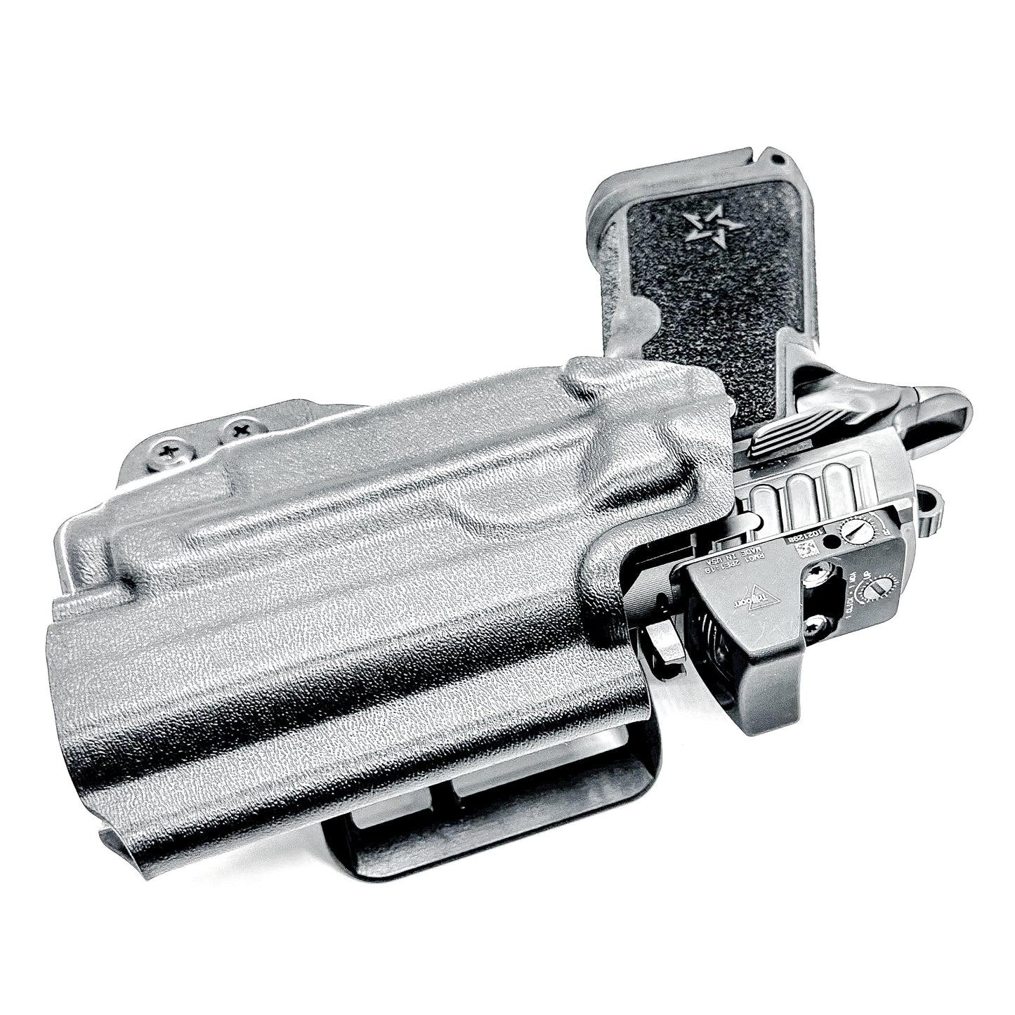OWB outside waistband holster for the Staccato HD C4X and Streamlight TLR-7 X and A from Four Brothers