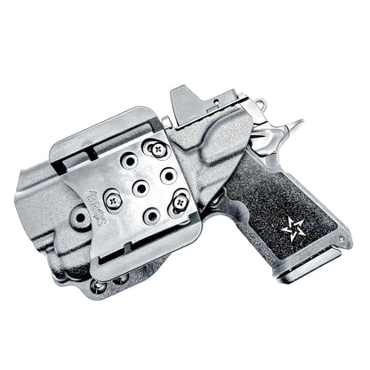 OWB outside waistband holster for the Staccato HD C4X and Streamlight TLR-7 X and A from Four Brothers