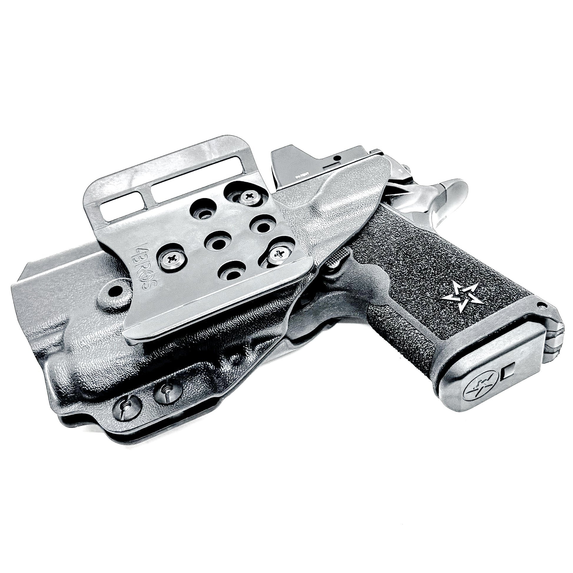OWB outside waistband holster for the Staccato HD C4X and Streamlight TLR-7 X and A from Four Brothers