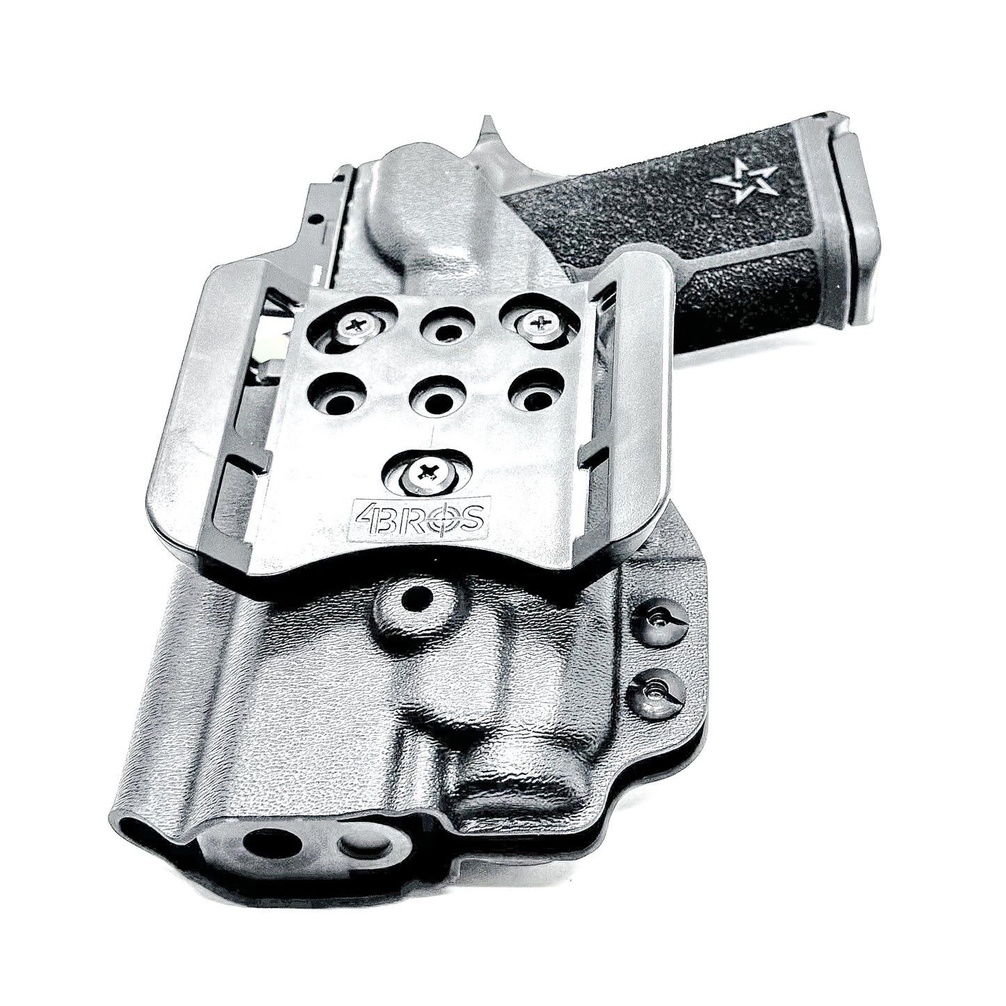 OWB outside waistband holster for the Staccato HD C4X and Streamlight TLR-7 X and A from Four Brothers