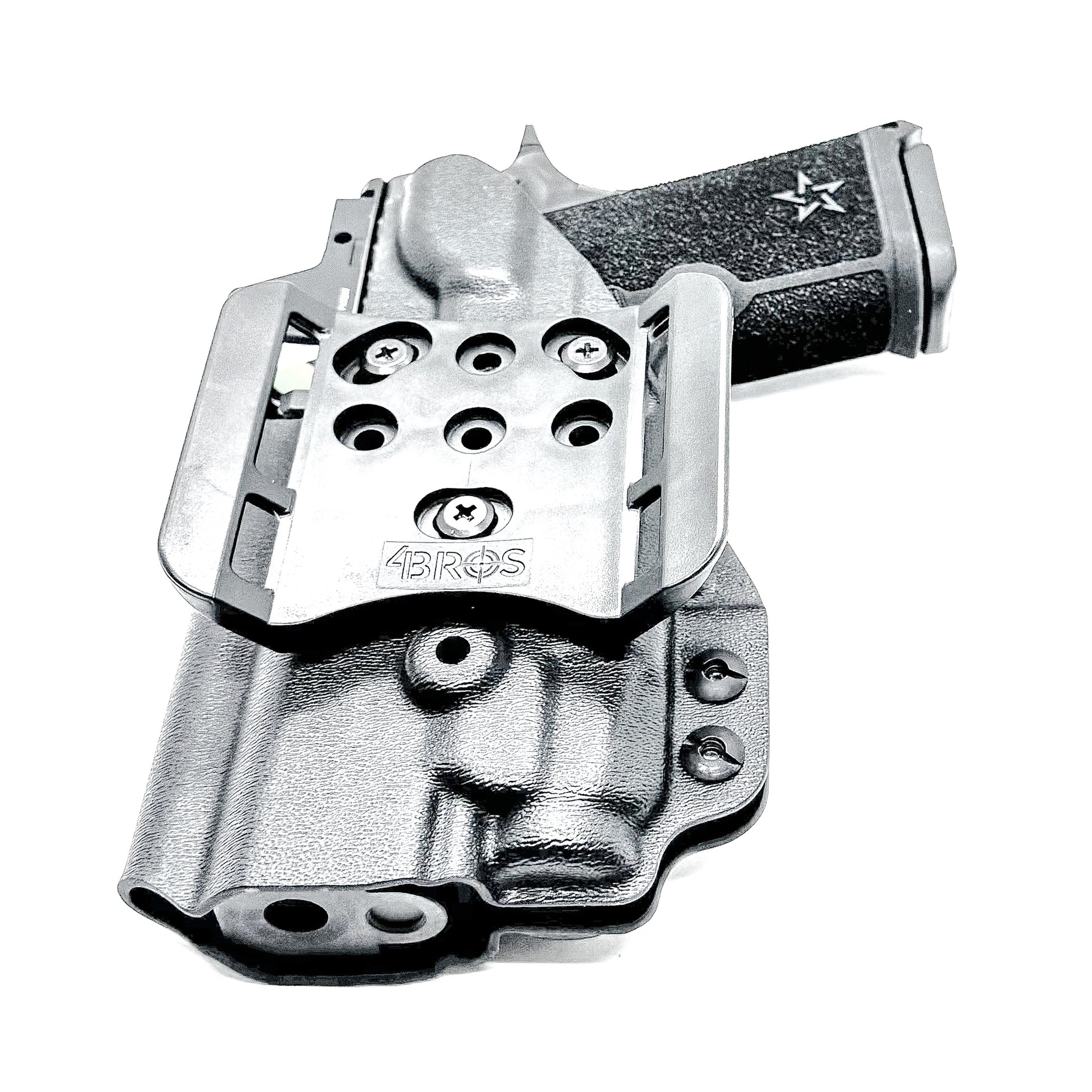 OWB outside waistband holster for the Staccato HD C4X and Streamlight TLR-7 X and A from Four Brothers