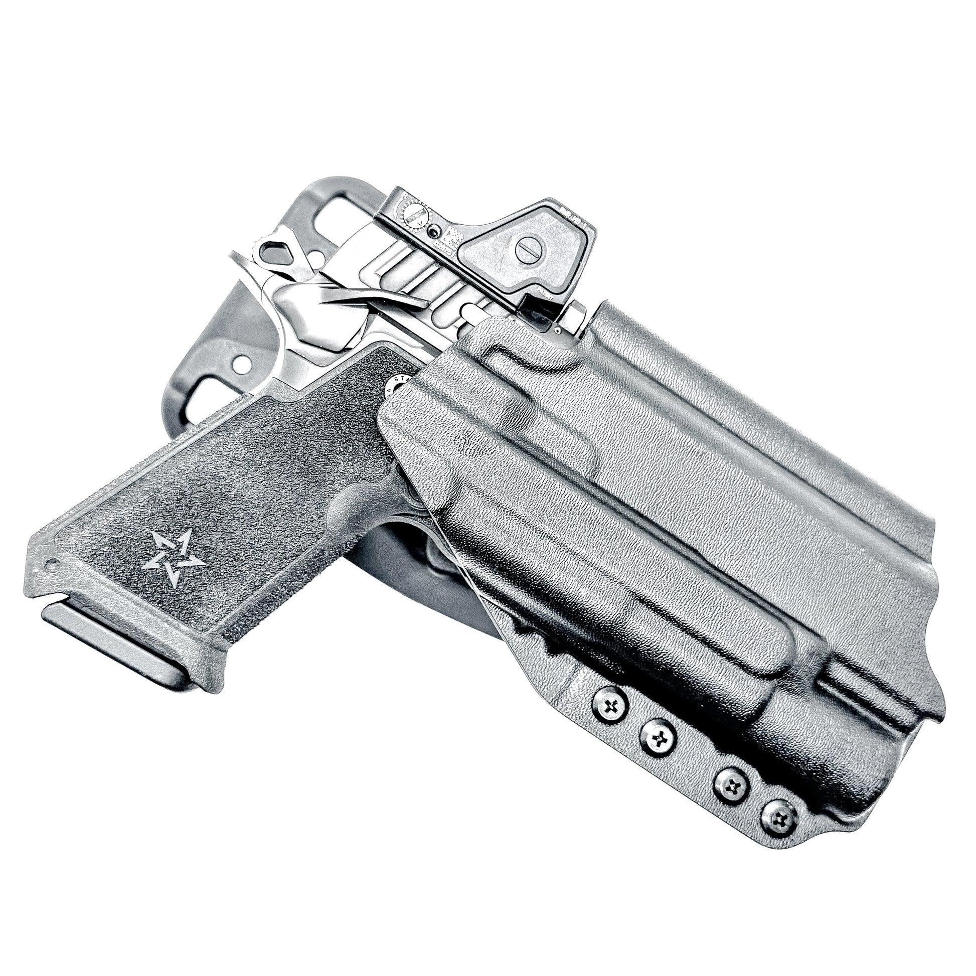 Light Duty & Competition Outside Waistband (OWB) Holster for Staccato HD P4.5 with SureFire X300U (A&B)