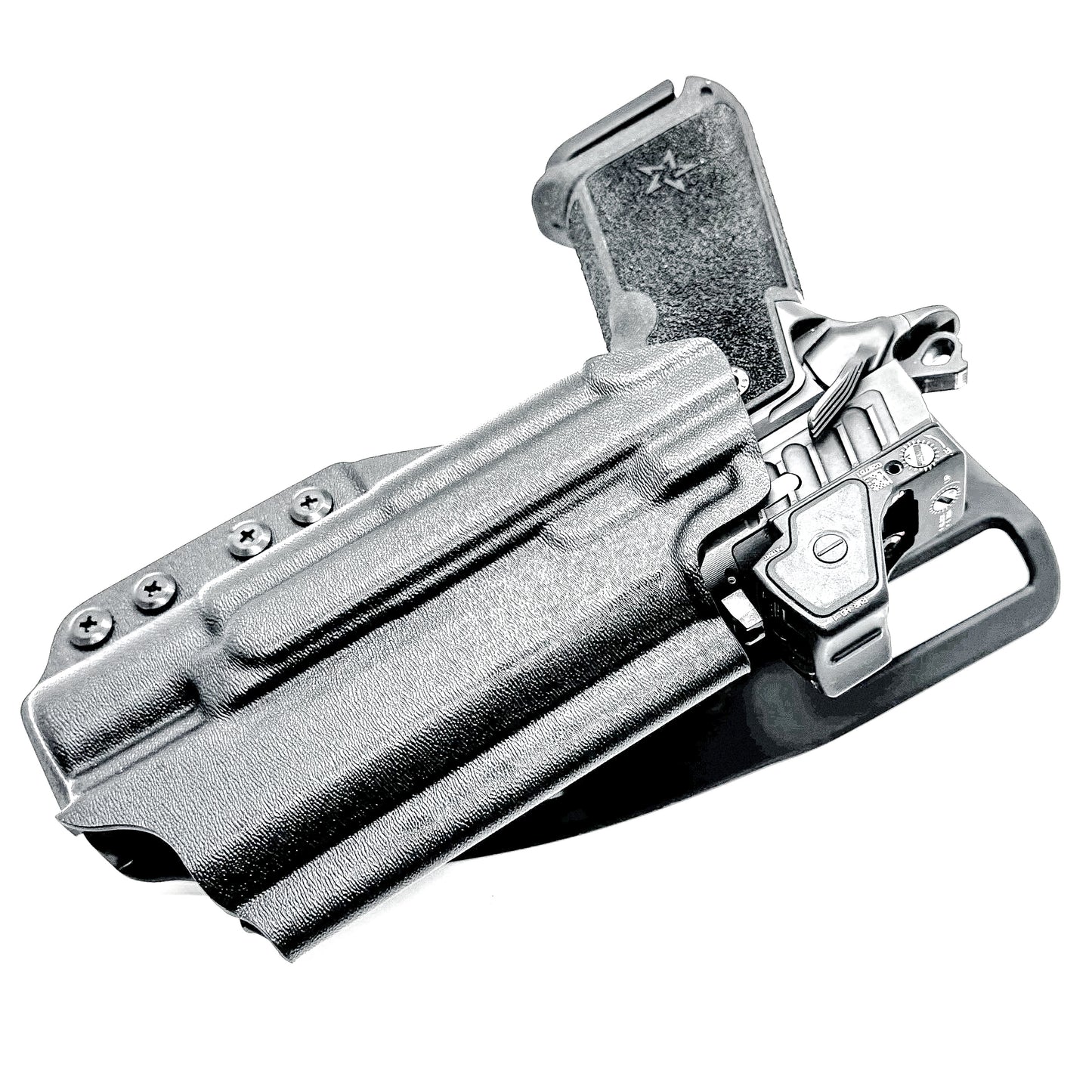 Light Duty & Competition Outside Waistband (OWB) Holster for Staccato HD P4.5 with SureFire X300U (A&B)