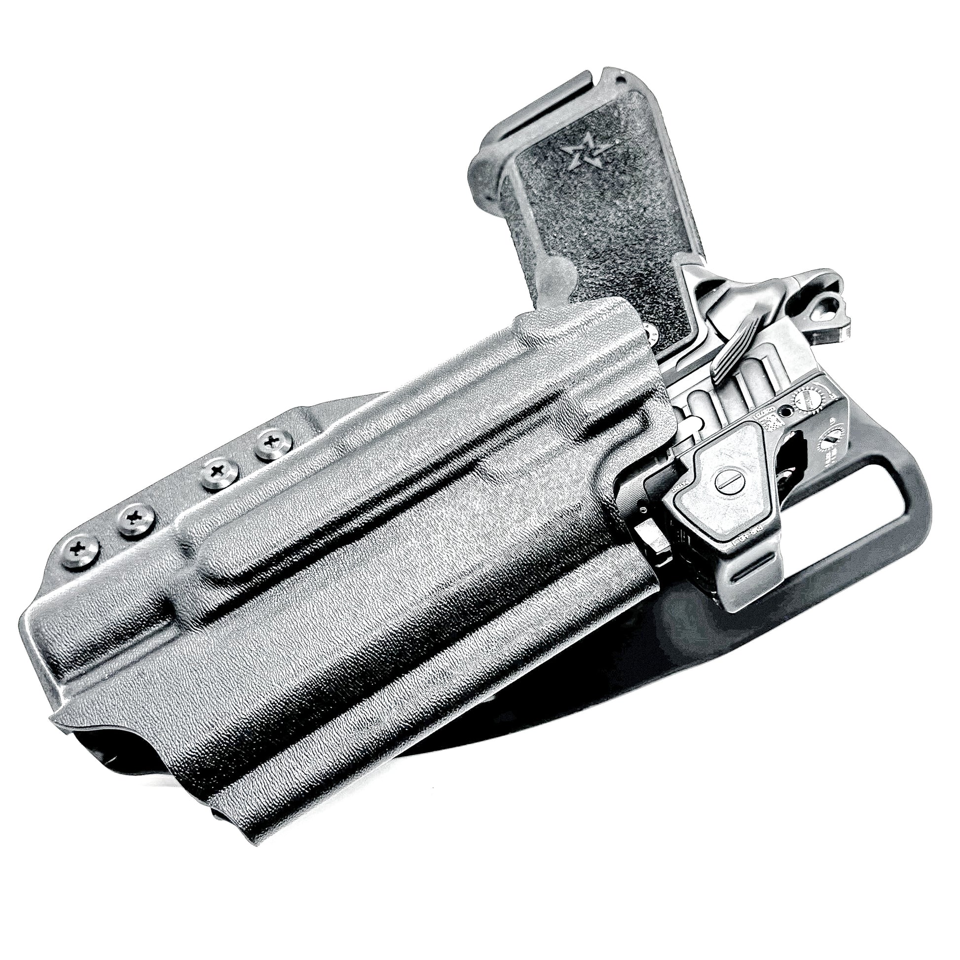 Light Duty & Competition Outside Waistband (OWB) Holster for Staccato HD P4.5 with SureFire X300U (A&B)