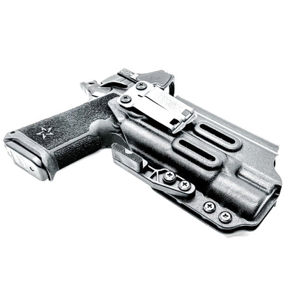Black IWB holster for your Staccato HD P4.5 with Surefire X300U-A/B