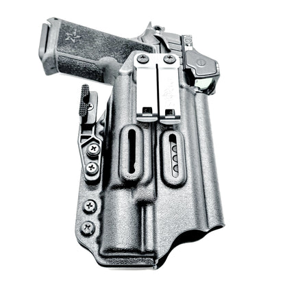 Black IWB holster for your Staccato HD P4.5 with Surefire X300U-A/B