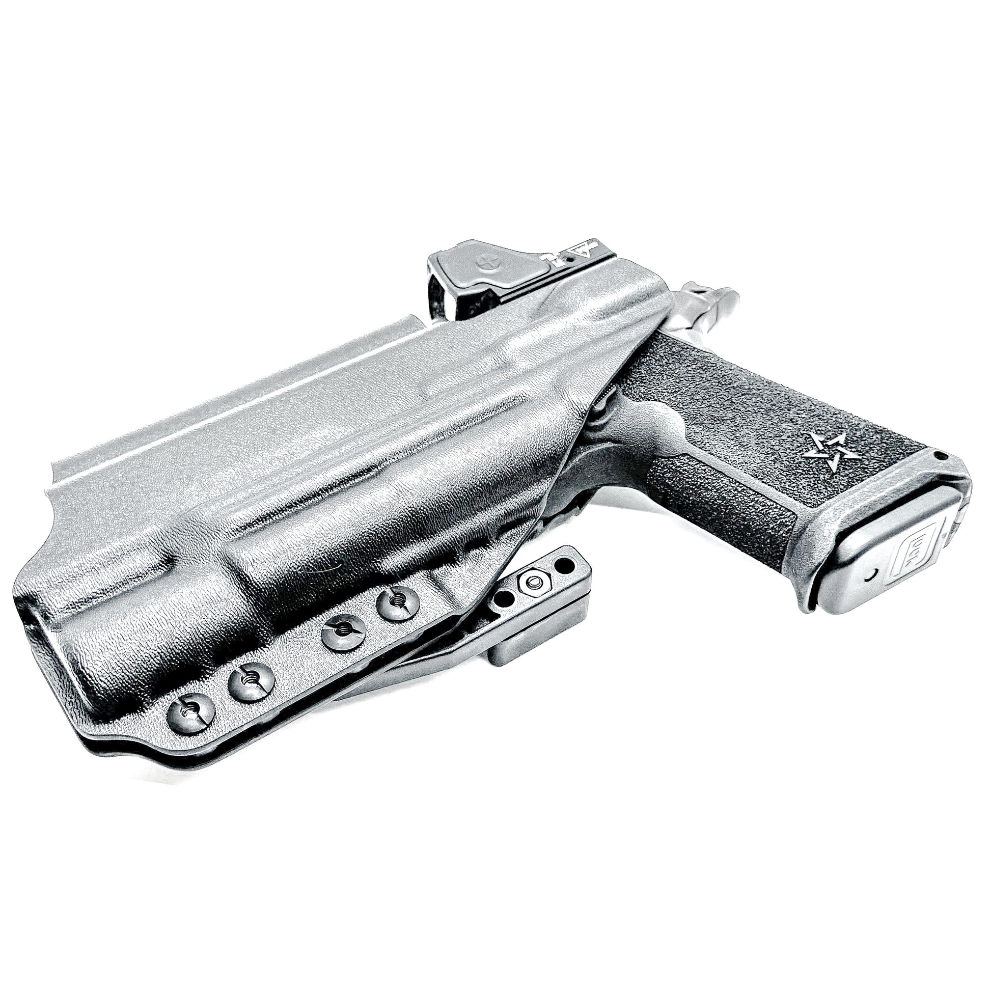 Black IWB holster for your Staccato HD P4.5 with Surefire X300U-A/B