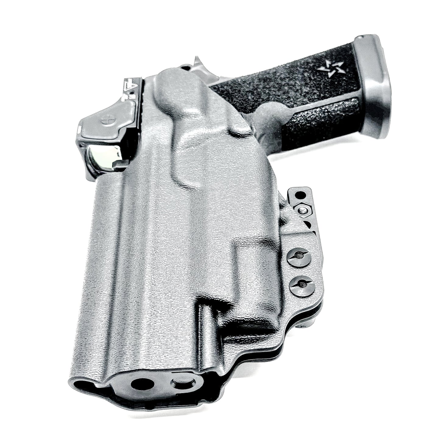 IWB inside the waistband holster for the Staccato HD P4.5 and Surefire XC3 from Four Brothers