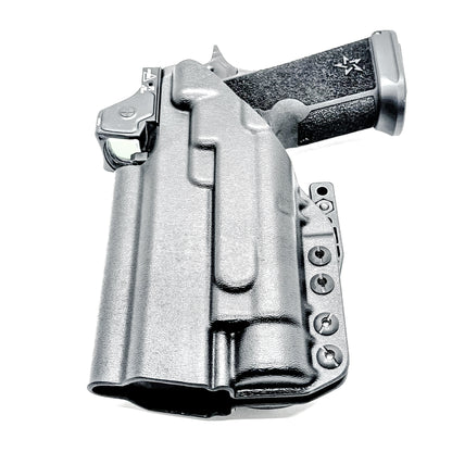 IWB holster for the Staccato HD P4.5 and Streamlight TLR-1 HL or TLR-1 HP for Inside Waistband concealed carry.