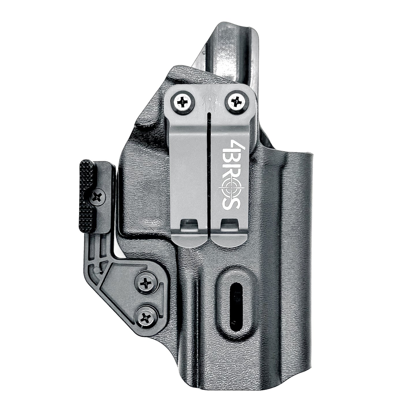 Precision-fit IWB inside the waistband holster for the Staccato HD P4 from Four Brothers. Slim, secure, and adjustable for optimal comfort and concealment.