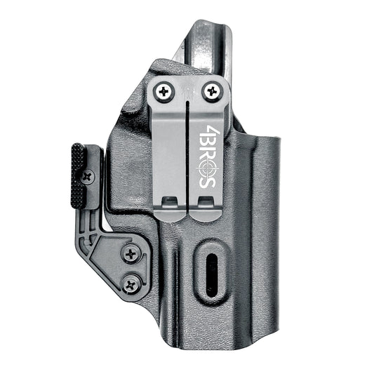 Precision-fit IWB inside the waistband holster for the Staccato HD P4 from Four Brothers. Slim, secure, and adjustable for optimal comfort and concealment.