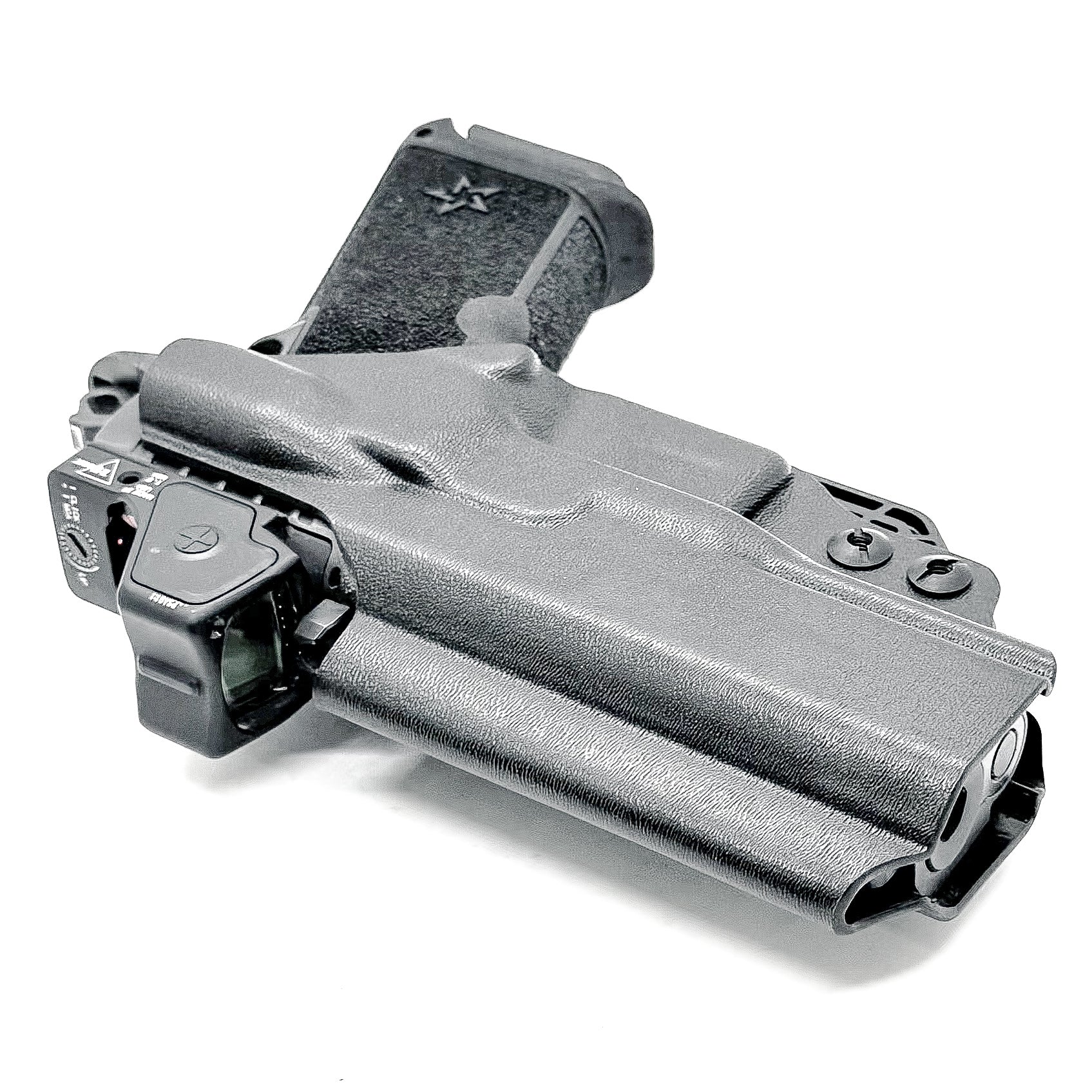 Precision-fit IWB inside the waistband holster for the Staccato HD P4 from Four Brothers. Slim, secure, and adjustable for optimal comfort and concealment.
