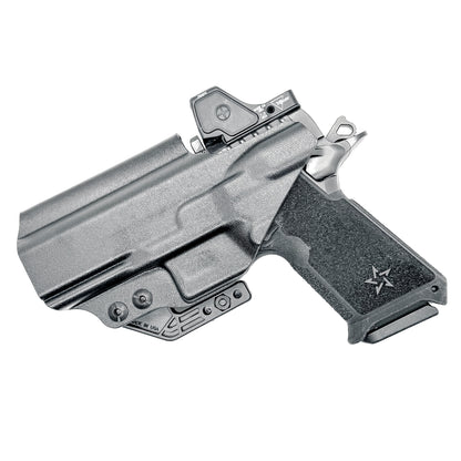 Precision-fit IWB inside the waistband holster for the Staccato HD P4 from Four Brothers. Slim, secure, and adjustable for optimal comfort and concealment.
