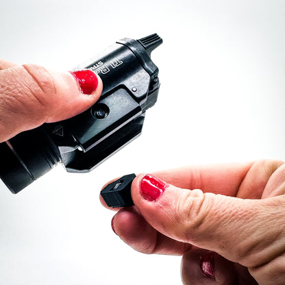 precision-made replacement key is designed specifically for the Staccato HD P4 to reposition the Streamlight TLR-1 HL closer to the trigger guard.