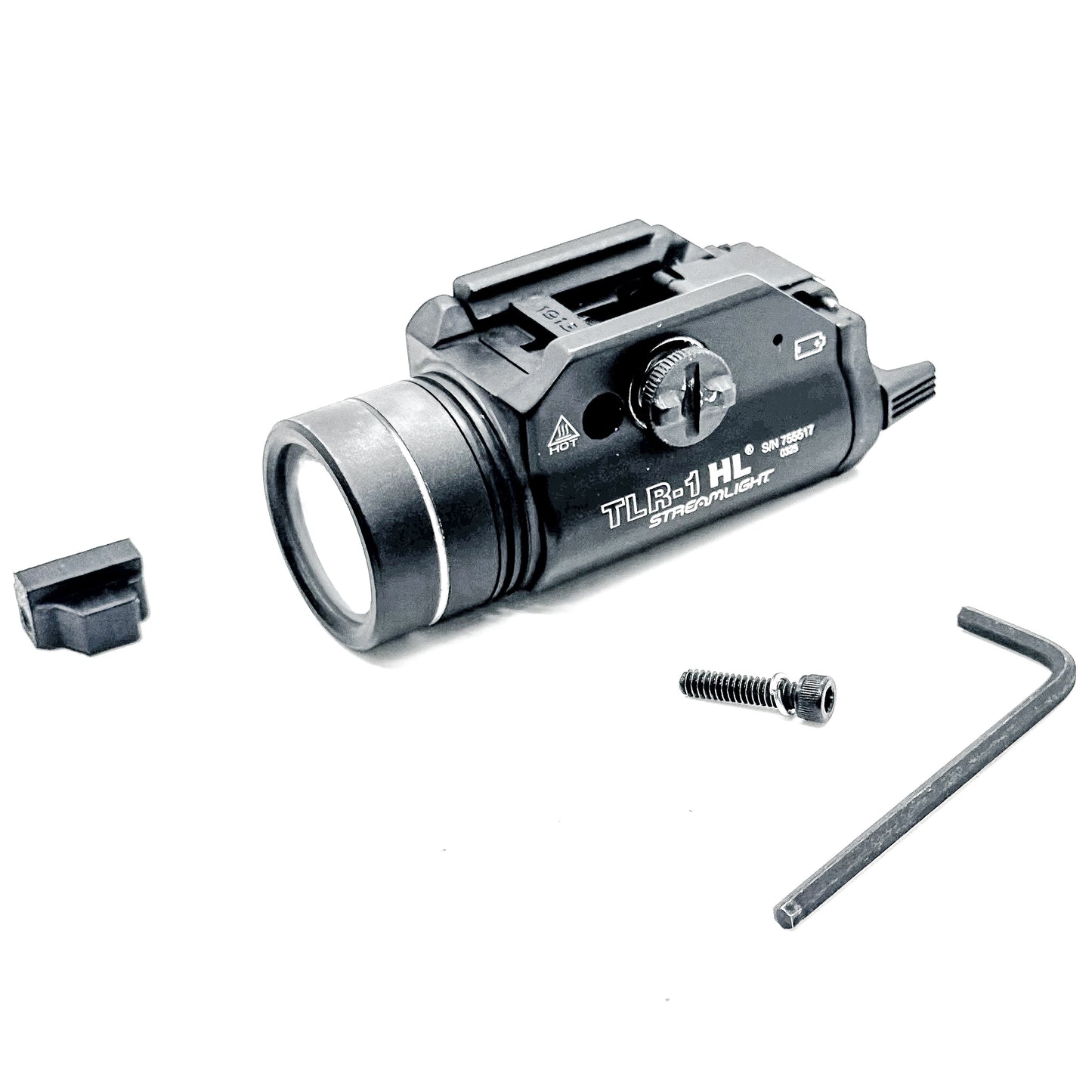 precision-made replacement key is designed specifically for the Staccato HD P4 to reposition the Streamlight TLR-1 HL closer to the trigger guard.