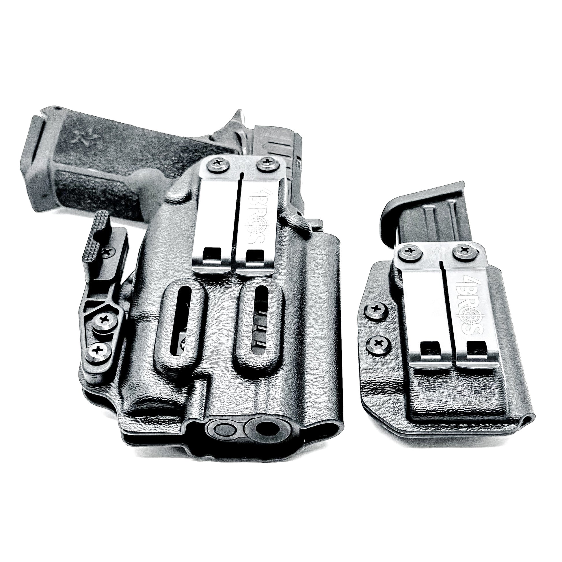 Four Brothers Staccato HD P4 & Surefire XC3 IWB Holster & Magazine Pouch IWB AIWB Inside Waistband Combo