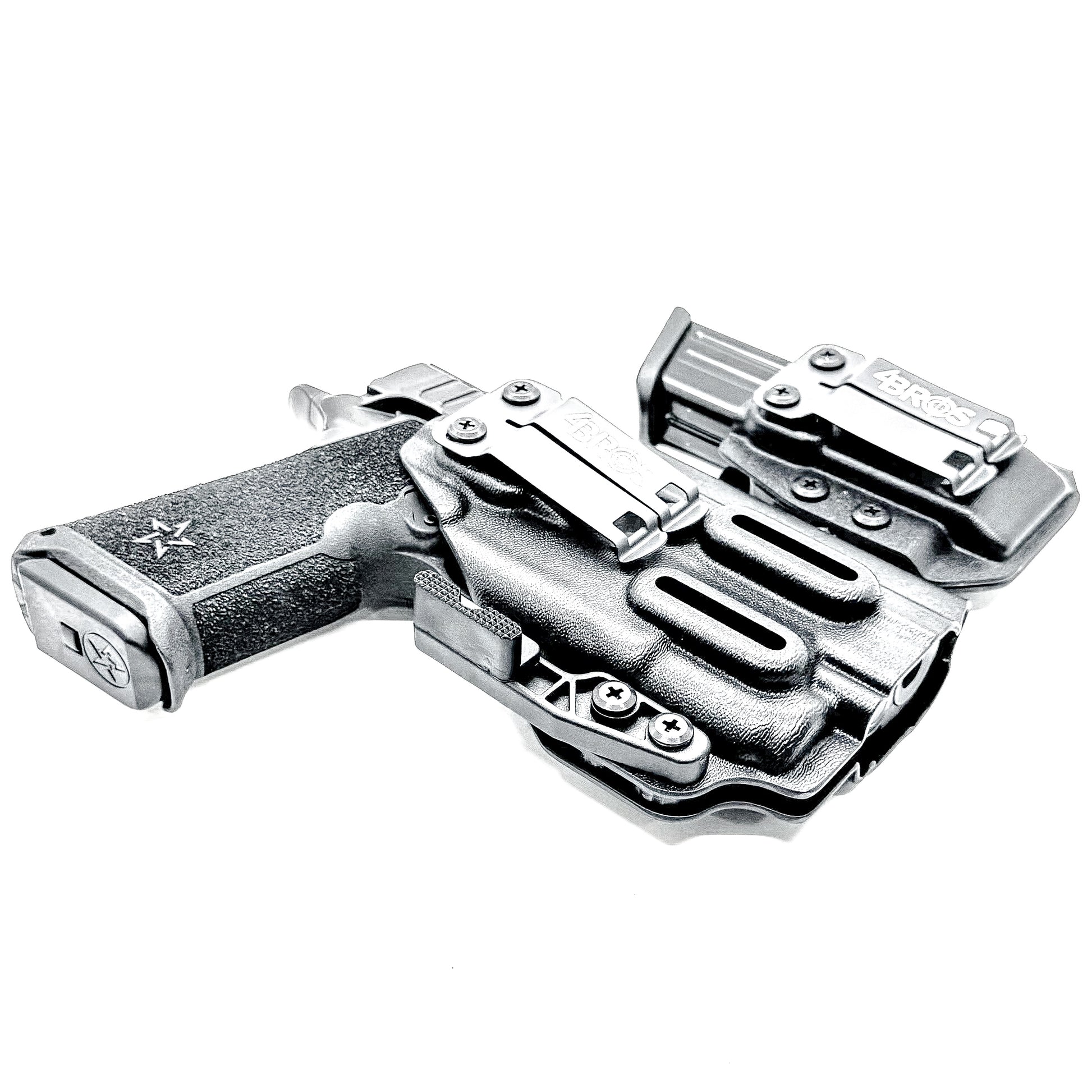 Four Brothers Staccato HD P4 & Surefire XC3 IWB Holster & Magazine Pouch IWB AIWB Inside Waistband Combo