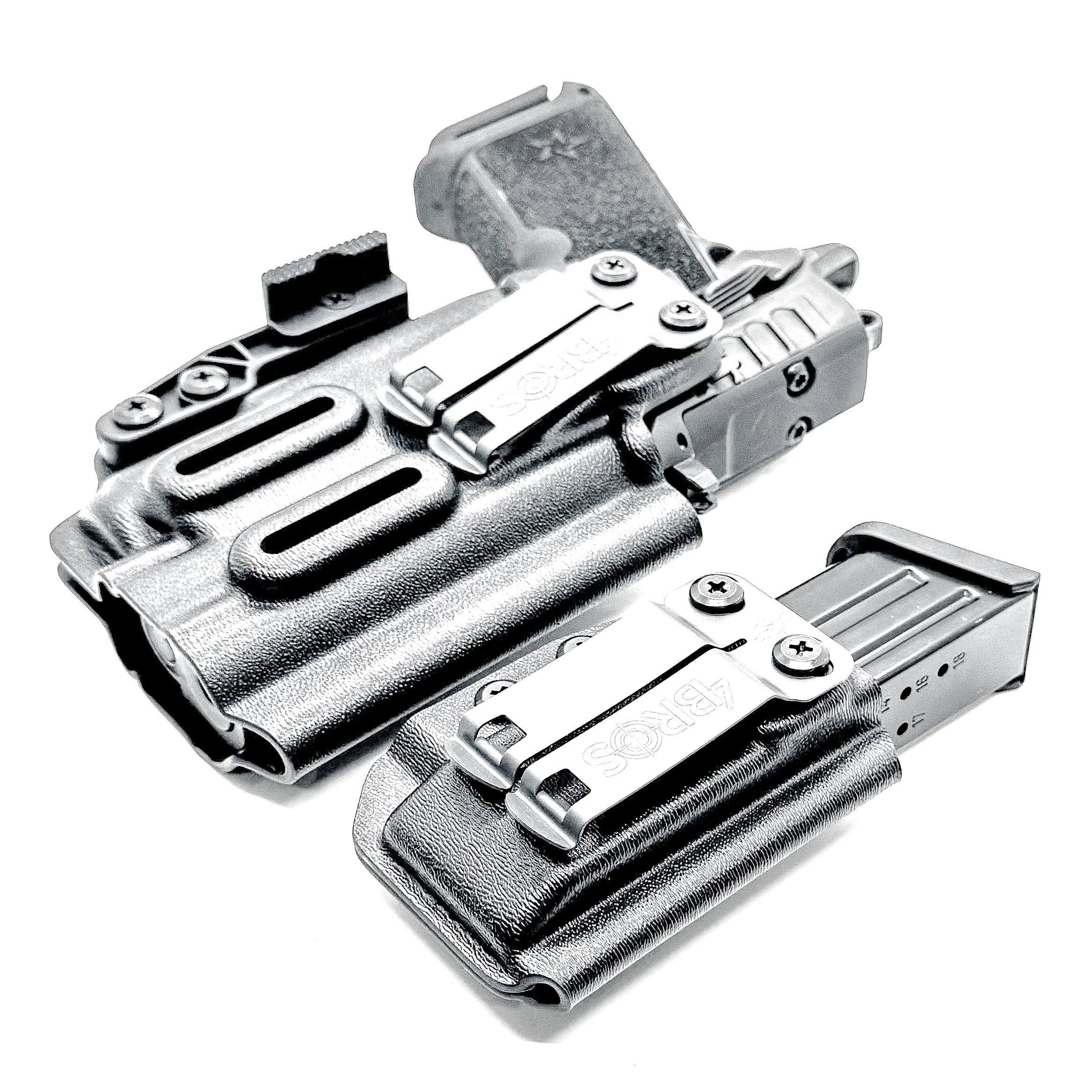 Staccato HD P4 & Surefire XC3 IWB Holster with Magazine Carrier